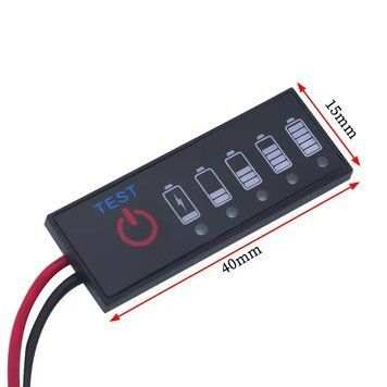 Індикатор рівня заряду 1S Li-Ion акумуляторів 3.3V&ndash;4.2V, модуль з кнопкою та таймером вимкнення 72353470 фото