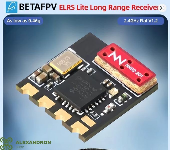 Приймач RX BETAFPV ELRS Lite 2.4GHz V1.2 (з керамічною антеною!) 987987978888 фото