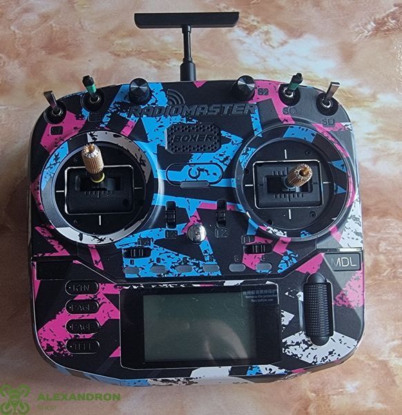 Наліпки скін плівка для FPV апаратури Radiomaster Boxer 5475757577 фото