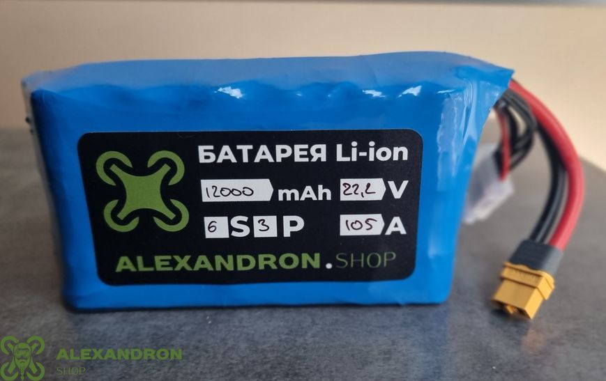 Батарея для дрона 6S3P 12000mAh 105A FPV-6363456 фото