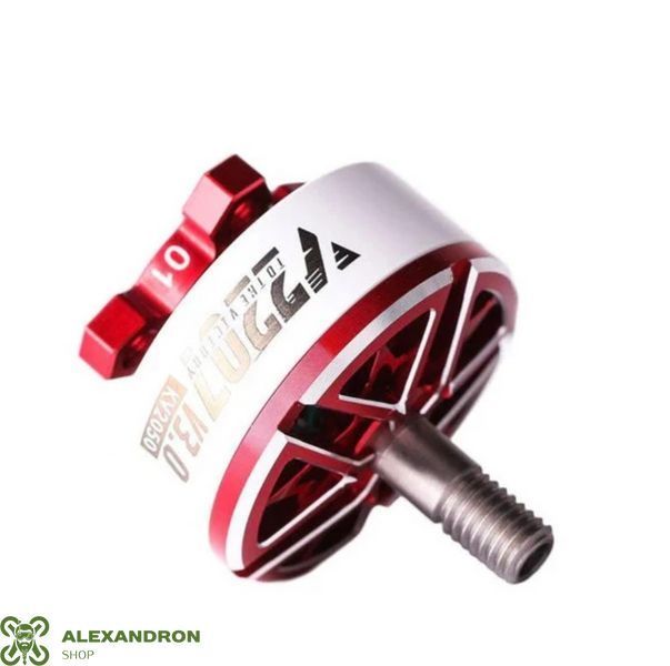 Двигун T-Motor Velox V2207 V3 Red+White 2050KV 5-6S для 5" FPV дрона 34574584568 фото