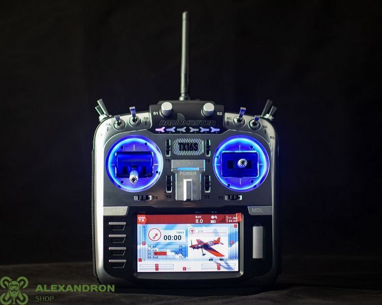 Підсвітка стіків LED моди на RadioMaster TX16S, Boxer, блакитна та біла FPV-007 фото
