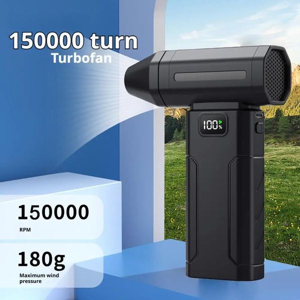 Акумуляторна безколекторна турбо-повітродувка X8 Brushless Turbo Fan (150 000 об/хв, 6000 мАг, 5 швидкостей) 37482824475 фото