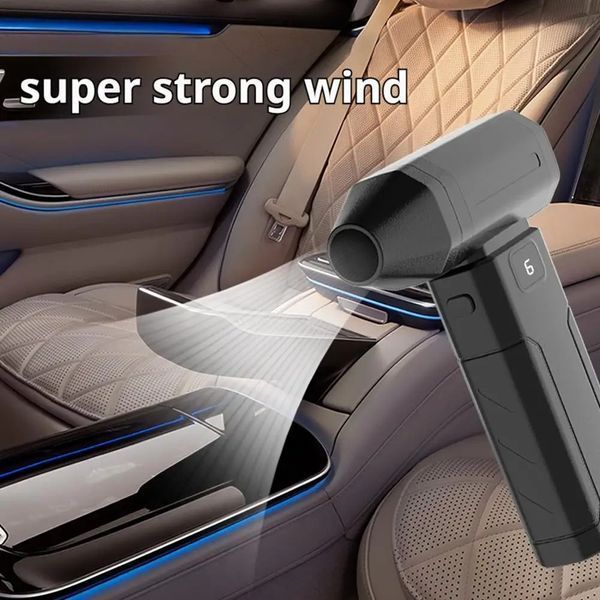 Акумуляторна безколекторна турбо-повітродувка X8 Brushless Turbo Fan (150 000 об/хв, 6000 мАг, 5 швидкостей) 37482824475 фото