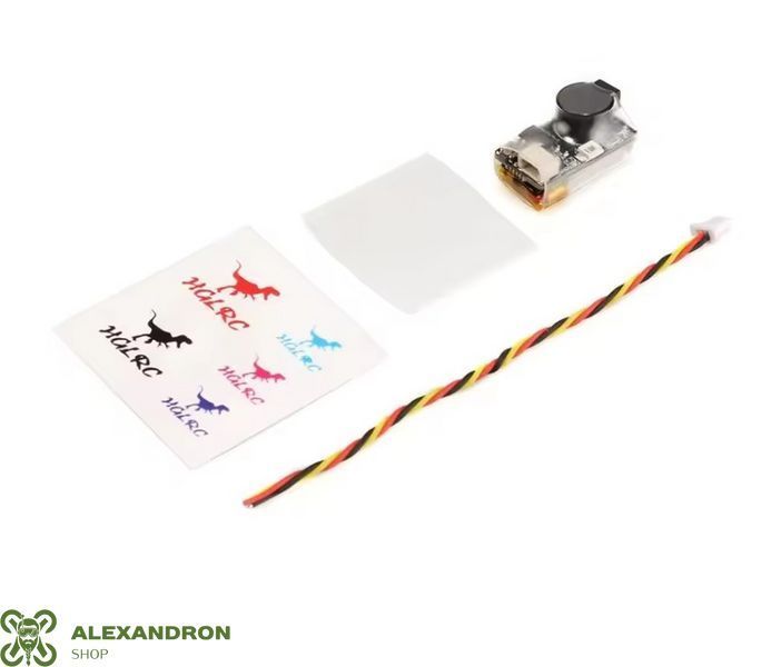 Гучний автономний біпер бузер FPV Buzzer 5V 100DB 22х12х12мм з вбудованим акумулятором 74674657 фото