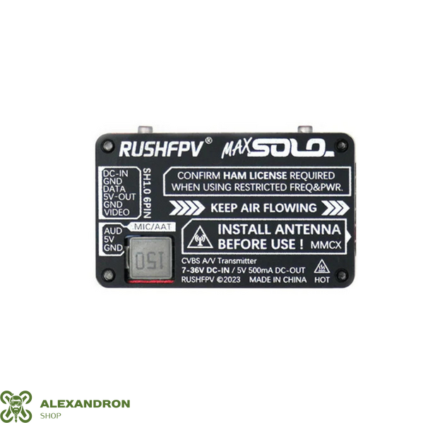 Відеопередавач для дрона Rush TANK MAX Solo 4.9-5.8GHz VTX 2500mW FPV-7492108347 фото