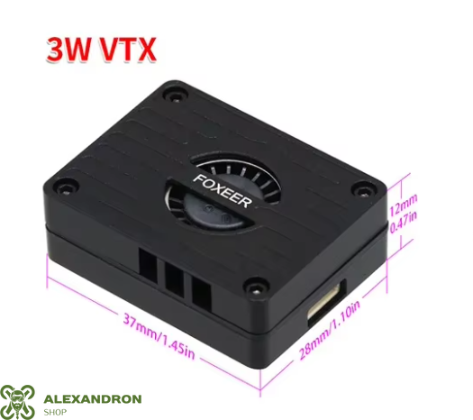 Відеопередавач VTX для дрона Foxeer Reaper Extreme V3 5.8G 3W 72CH FPV-3456873248 фото