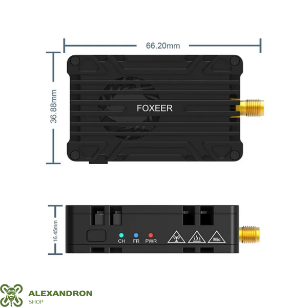 Foxeer Reaper Infinity 5W 4.9-6G VTX потужний відеопередавач для дрона 64056879884776667449 фото