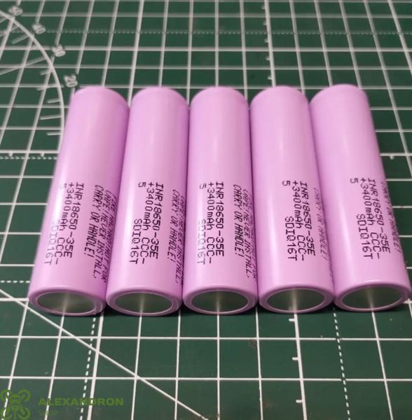Акумуляторні елементи INR 18650 Samsung 35E 3400mah 346356555 фото