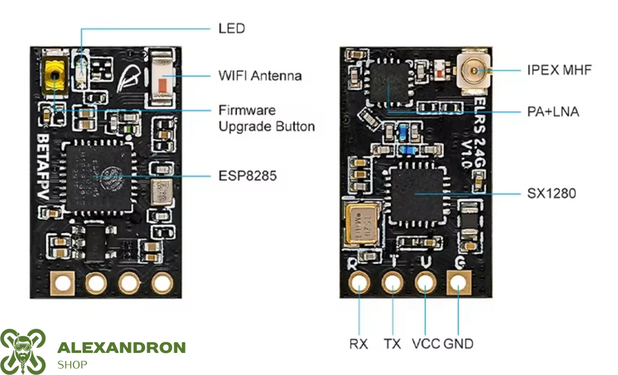 Приймач RX BetaFPV ELRS 915MHz 276776556 фото