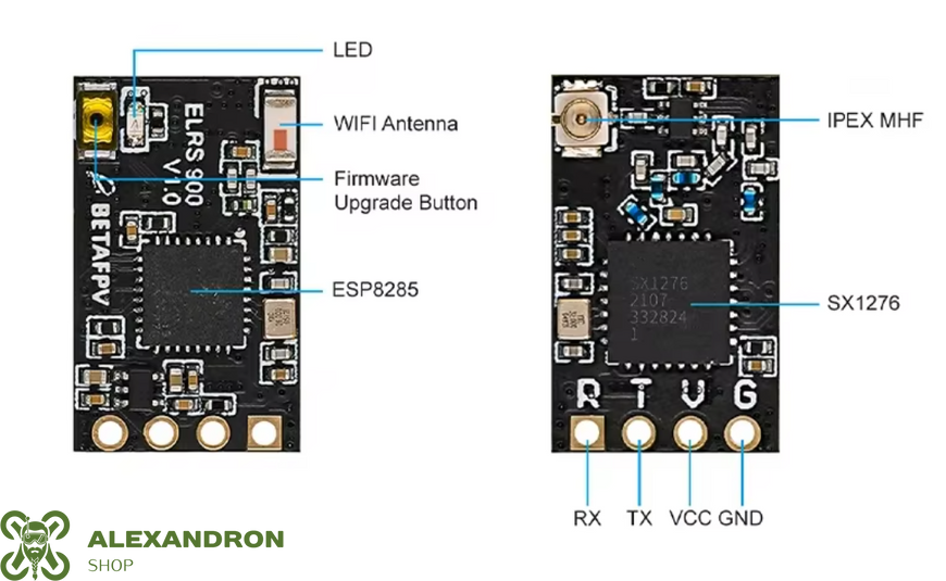 Приймач RX BetaFPV ELRS 915MHz 276776556 фото