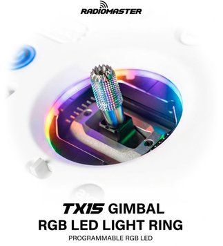 Світлодіодна RGB підсвітка стіків для Radiomaster TX15 / TX15 Max 45735674557 фото