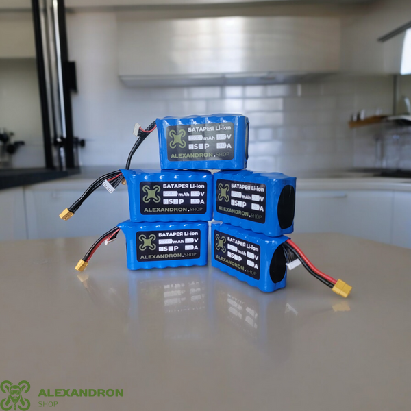 6S2P 8000mAh 80А-90А 21700 Батарея на SAMSUNG 40T для FPV дрону FPV-0037 фото