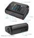 Двохканальний зарядний пристрій для акумуляторів HTRC K6 PRO T400 Duo 400W з вбудованим блоком живлення 37838888866211 фото 2