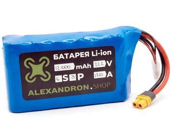 Батарея для FPV дрона 6S3P 12000mAh 120A FPV-0036 фото