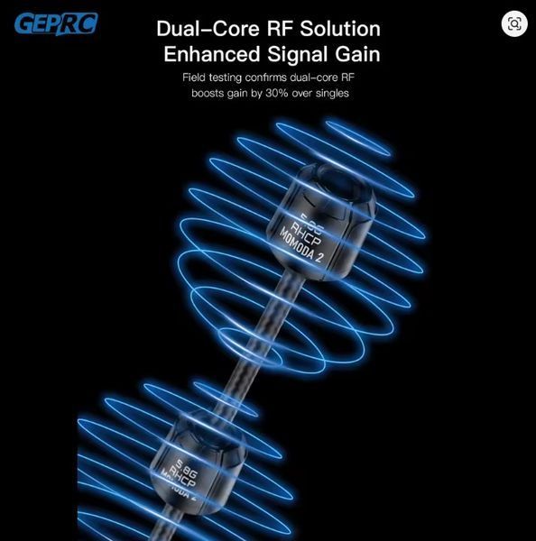 GEPRC Momoda2 5.8G DUAL подвійна антена SMA RHCP 170мм 9666667751 фото