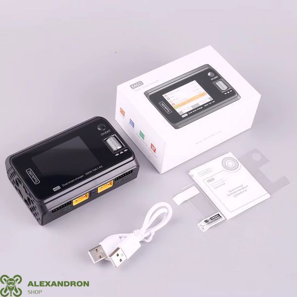 Двоканальний зарядний пристрій ToolkitRC M6D V3 500W 15A DC (1-6S) 831757 фото
