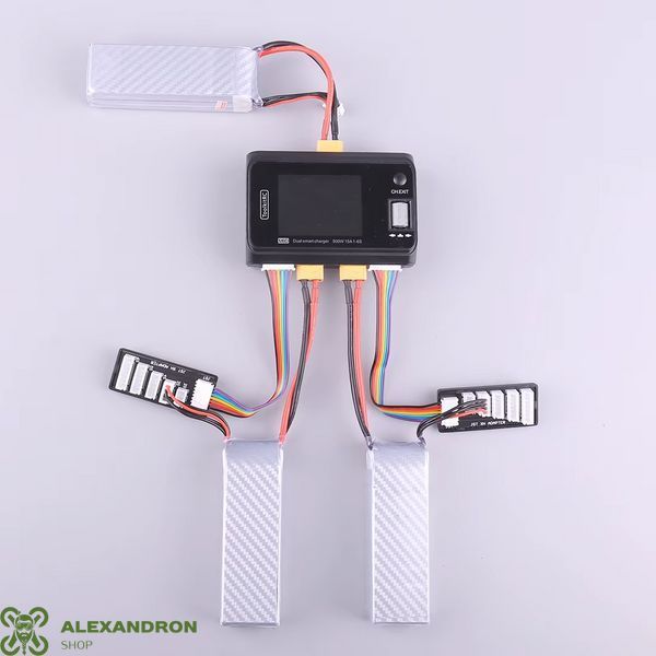 Двоканальний зарядний пристрій ToolkitRC M6D V3 500W 15A DC (1-6S) 831757 фото