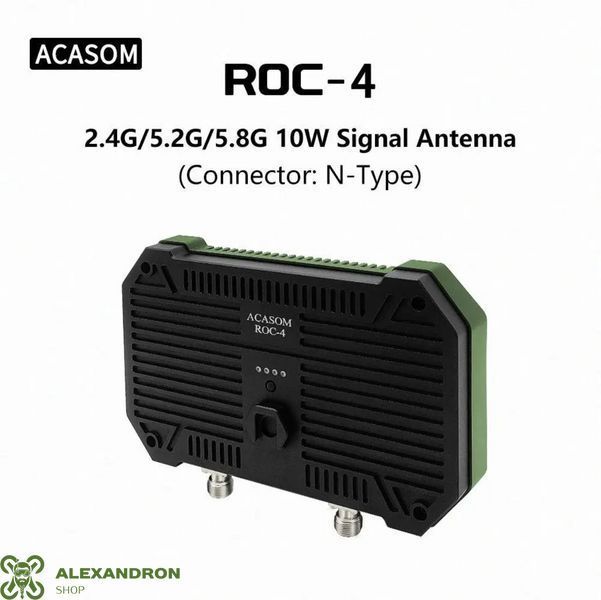 Підсилювач сигналу Acasom ROC-4 2.4G/5.2G/5.8G для квадрокоптерів DJI Mavic 3, 3T, Matrix та Autel, 10W 6876355340 фото