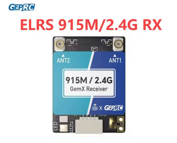 Двочастотний FPV приймач GEPRC ELRS 915M/2.4G Gemini Xrossband  789587095090005 фото