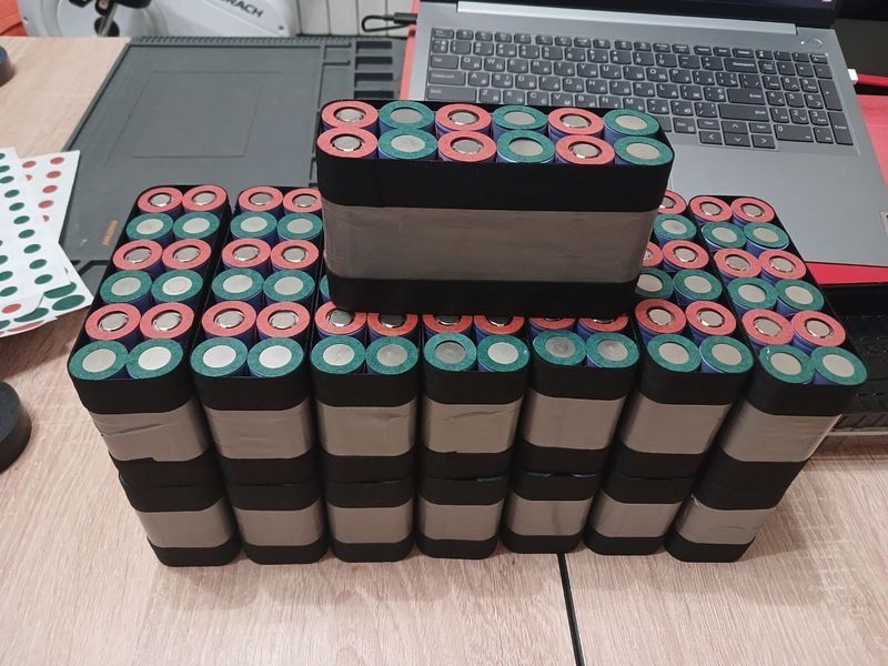 Батарея 6S2P 8400mAh 90А 21700 Molicel Li-Ion акумулятор для FPV дрону FPV-0044 фото