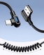 Шнур пружинка USB Type-A / USB Type-C, 1м, 6А 35236571257523544 фото 6