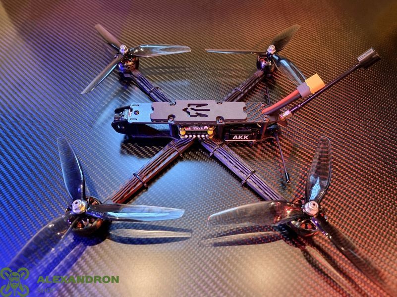 Найлегша 8-дюймова рама на ринку для FPV дрона &mdash; всього 124 г. 56887665456 фото