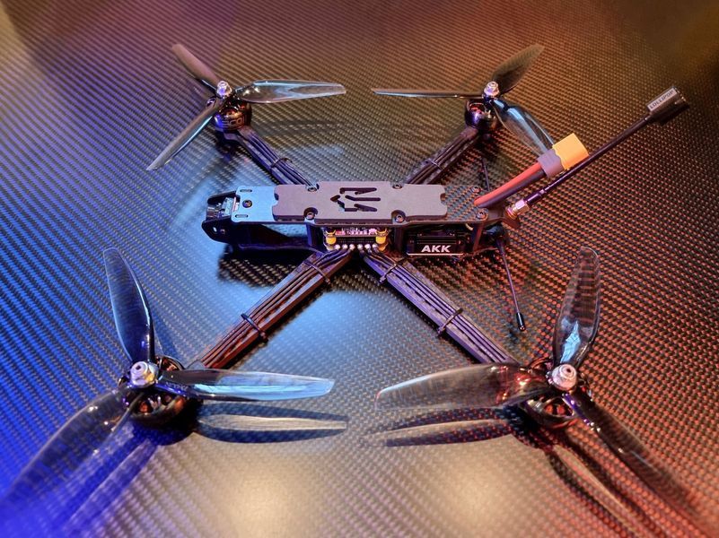 Найлегша 8-дюймова рама на ринку для FPV дрона &mdash; всього 124 г. 56887665456 фото