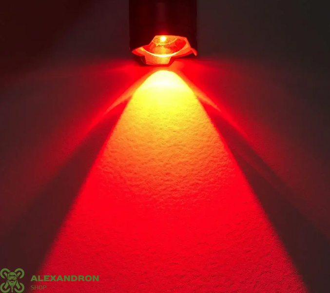 LED ліхтарик з червоним світлом 46644545664 фото