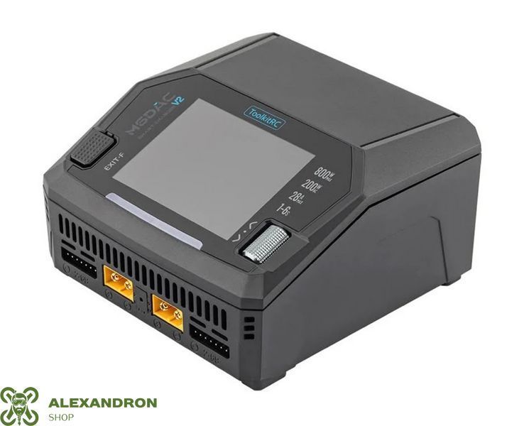 Зарядний пристрій ToolkitRC M6DAC V2 (1&ndash;6S) з вбудованим БЖ 456456456666 фото