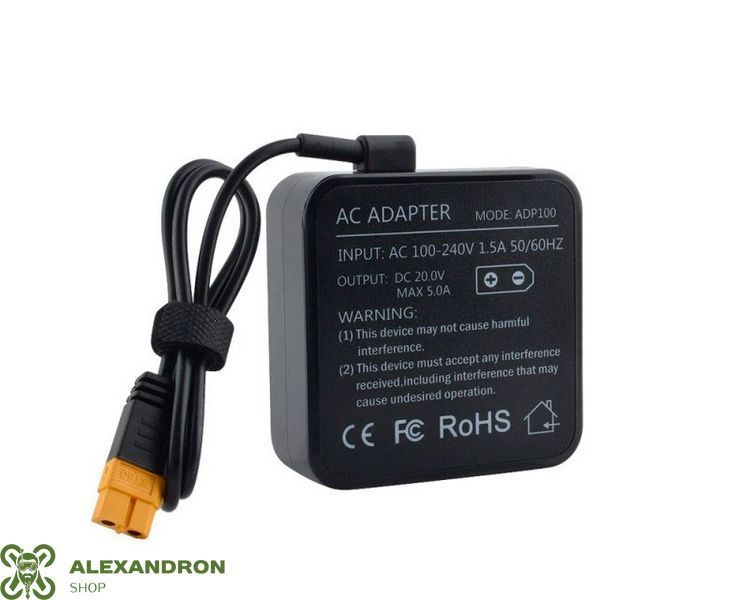 Блок живлення ToolkitRC ADP100 100W 20V 5A адаптер для зарядного пристрою 234532553352232 фото