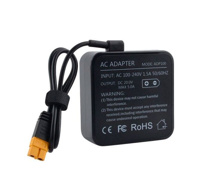 Блок живлення ToolkitRC ADP100 100W 20V 5A адаптер для зарядного пристрою 234532553352232 фото