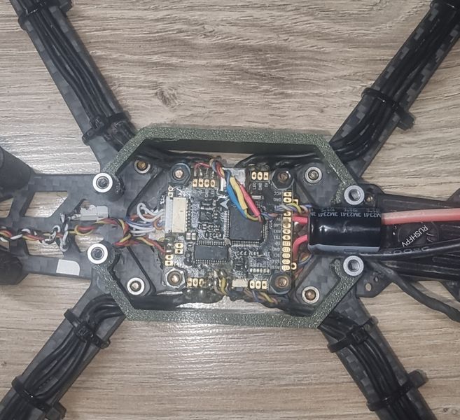 Захист стеку дрона для рами Mark4 7" та 8" FPV-5723947878234 фото