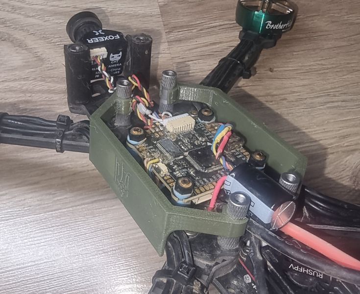 Захист стеку дрона для рами Mark4 7" та 8" FPV-5723947878234 фото